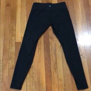 Lululemon black high waist leggings size 10